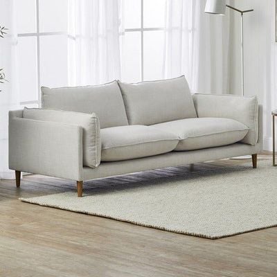 Rowan 3 Seater Sofa Luxury Modern Sofa Set in Cream Scandi-Inspired Design