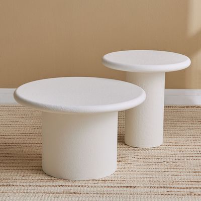Sway 2-Piece Coffee Table Set – Modern Round Coffee Tables & Luxury Nesting Center Table Design