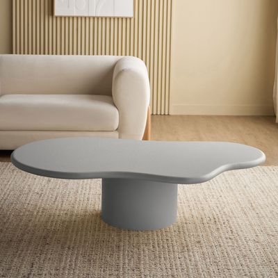 Cloudy Coffee Table – Modern Organic Center Table with Luxury Minimalist Design & MDF Top