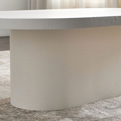Block Coffee Table – Premium Modern Rectangle Center Table with Textured Finish