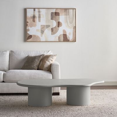 Halo Coffee Table – Luxury Modern Organic Center Table with Sculptural Design