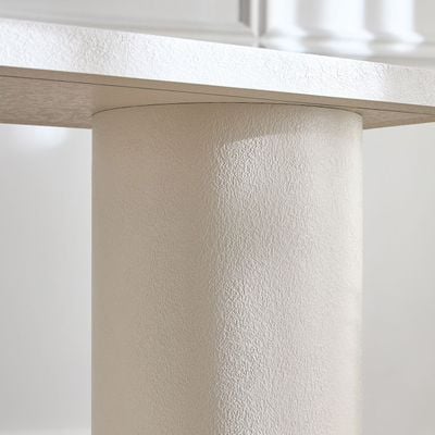 Column Console Table – Luxury Modern Entryway Console with Textured Finish for Elegant Hallway & Living Room Décor