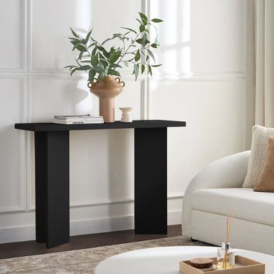 Whisper Console Table – Luxury Modern Entryway Console with Textured Finish & Pedestal Base Whisper Console Table – Luxury Modern Entryway Console with Textured Finish & Pedestal Base