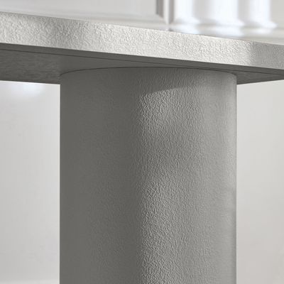 Column Console Table – Luxury Modern Entryway Console with Textured Finish & Pedestal Base