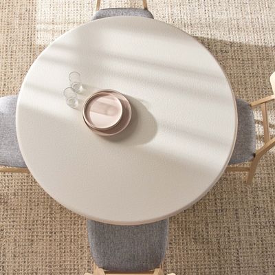 Elegant Willow 4-Seater Dining Table – Modern Round Dining Table for Stylish Homes