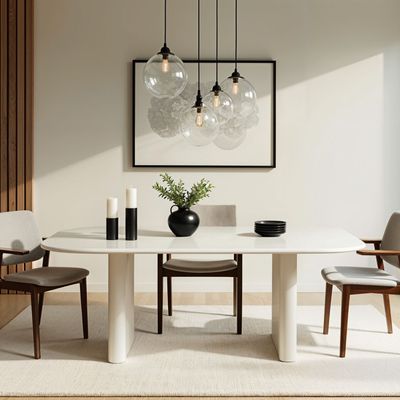 Breeze 6-Seater Dining Table – Luxury Rectangular Dining Table for Modern Family Homes