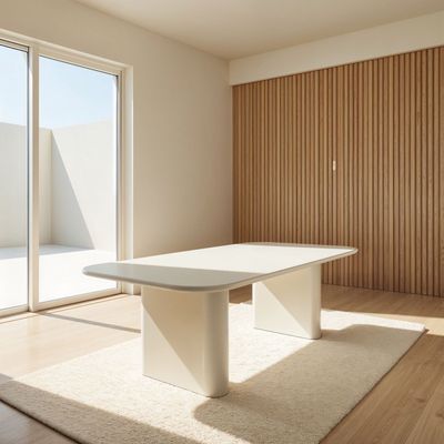 Breeze 6-Seater Dining Table – Luxury Rectangular Dining Table for Modern Family Homes