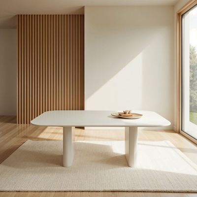 Breeze 6-Seater Dining Table – Luxury Rectangular Dining Table for Modern Family Homes