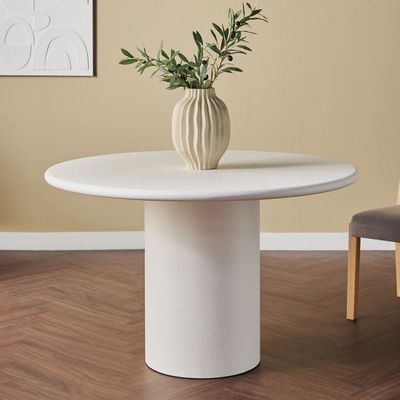 Willow 4-Seater Dining Table – Premium Round Dining Table for Minimalist Modern Homes
