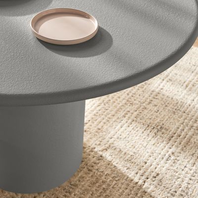 Willow 4-Seater Dining Table Grey – Modern Round Dining Table for Minimalist Homes Willow 4-Seater Dining Table Grey – Modern Round Dining Table for Minimalist Homes