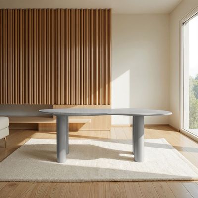 Lake 6-Seater Dining Table – Luxury Modern Dining Table with Wave-Inspired Design