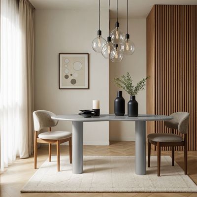 Lake 6-Seater Dining Table – Luxury Modern Dining Table with Wave-Inspired Design Lake 6-Seater Dining Table – Luxury Modern Dining Table with Wave-Inspired Design