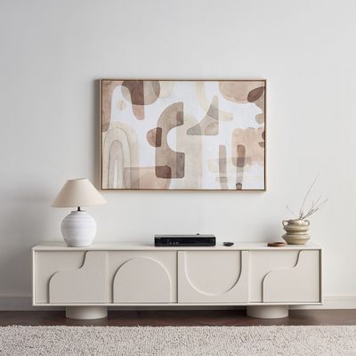 Lumen TV Unit – Premium Modern Entertainment Console with Elegant Doors & Stylish Storage