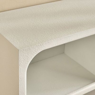 Float Buffet – Premium Modern Sideboard with Shelves for Elegant Dining Room & Home Storage (White)