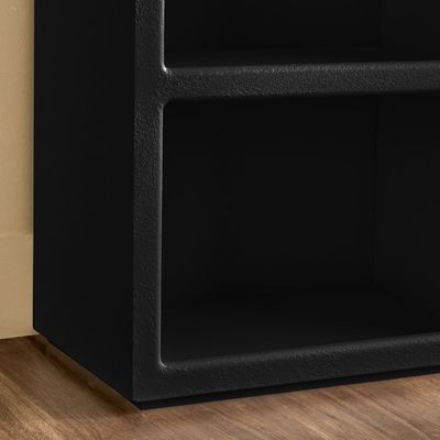 Float Buffet – Premium Modern Sideboard with Shelves for Elegant Dining Room & Home Storage (Black)