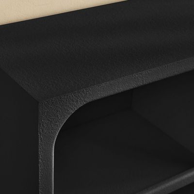 Float Buffet – Premium Modern Sideboard with Shelves for Elegant Dining Room & Home Storage (Black)