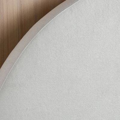 Eclipse Arch King Bed 200x200 cm – Modern Upholstered Bed with Tall Padded Headboard | Premium Solid Wood Bed Frame
