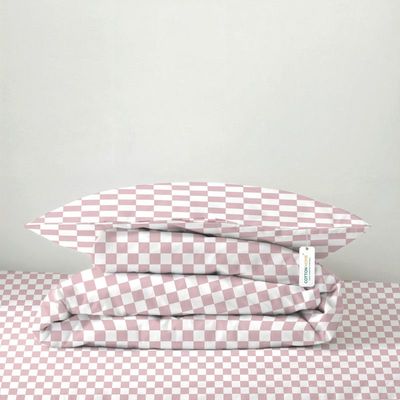 Cotton Home Premium Cotton 4PC Adult Comforter  Set Includes 1PC Comforter 160x220cm ,1 Fitted Sheet  120x200cm, and 2 Pillowsham 50x75+5cm , Blush Bloks  Cotton Home Premium Cotton 4PC Adult Comforter  Set Includes 1PC Comforter 160x220cm ,1 Fitted Sheet  120x200cm, and 2 Pillowsham 50x75+5cm , Blush Bloks