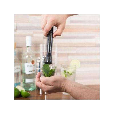 Mojito Polypropylene Bar Muddler with Ribbed Head, (9"/22cm)