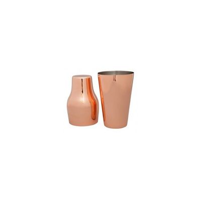 Polished Copper Cocktail Shaker, 2 pieces, (20oz/60cl)