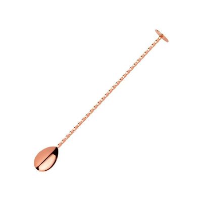 Gold Platted Bar Spoon with Muddler, (11"/30 cm)