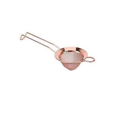 Premium Copper Plated Fine Mesh Strainer 23cm, Diam. 7.5cm/3”