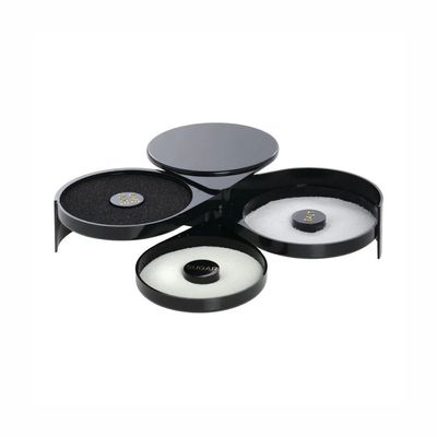 Glass Rimmer / Margarita Salter with 3 Compartments