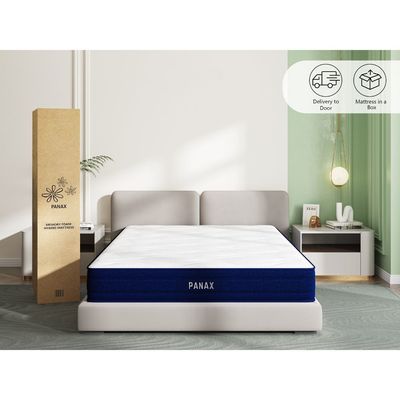 Panax 25cm Hybrid Memory Foam Mattress - Single Size - Cool Sleep, Pressure Relief, Medium Firm