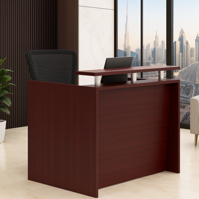 Premium Reception Desk | Luxury Office Counter & Front Desk for Office, Hotels & Restaurants Furniture (Brown)
 Premium Reception Desk | Luxury Office Counter & Front Desk for Office, Hotels & Restaurants Furniture (Brown)