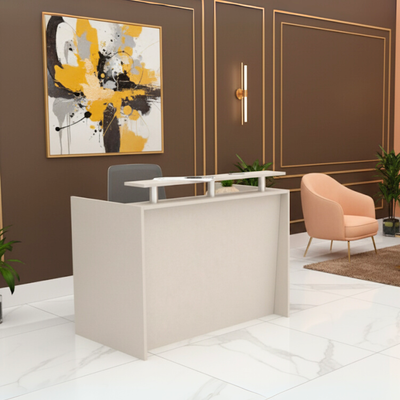 Premium Reception Desk | Luxury Office Counter & Front Desk for Office, Hotels & Restaurants Furniture (Grey)
 Premium Reception Desk | Luxury Office Counter & Front Desk for Office, Hotels & Restaurants Furniture (Grey)