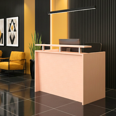 Premium Reception Desk | Luxury Office Counter & Front Desk for Office, Hotels & Restaurants Furniture (Biege)
 Premium Reception Desk | Luxury Office Counter & Front Desk for Office, Hotels & Restaurants Furniture (Biege)