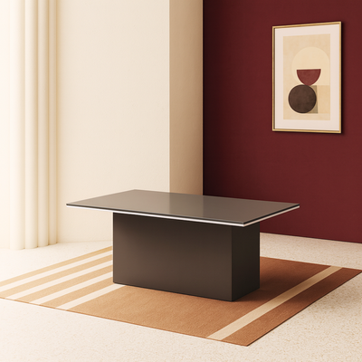 Karnak Premium Wooden Executive Conference Table | Luxury Office Board Table | Modern Meeting Desk | Space Saving Table for Office, Restaurants, Hotels Furniture  Karnak Premium Wooden Executive Conference Table | Luxury Office Board Table | Modern Meeting Desk | Space Saving Table for Office, Restaurants, Hotels Furniture