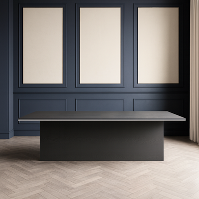 Karnak Premium Wooden Executive Conference Table | Luxury Office Board Table | Modern Meeting Desk | Space Saving Table for Office, Restaurants, Hotels Furniture  Karnak Premium Wooden Executive Conference Table | Luxury Office Board Table | Modern Meeting Desk | Space Saving Table for Office, Restaurants, Hotels Furniture