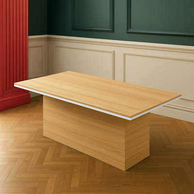 Karnak Executive Office Conference Table | Board Table | Wooden Conference Room Table | Space Saving Table for Office, Restaurants, Hotels Furniture  Karnak Executive Office Conference Table | Board Table | Wooden Conference Room Table | Space Saving Table for Office, Restaurants, Hotels Furniture