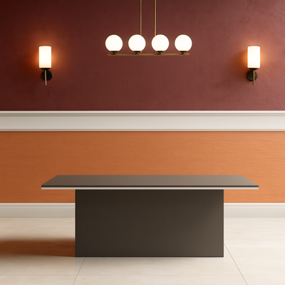 Karnak Modern Office Meeting Table | Project Table | Wooden Conference Room Worktable | Space Saving Committee Table for Office, Restaurants, Hotels, Furniture  Karnak Modern Office Meeting Table | Project Table | Wooden Conference Room Worktable | Space Saving Committee Table for Office, Restaurants, Hotels, Furniture
