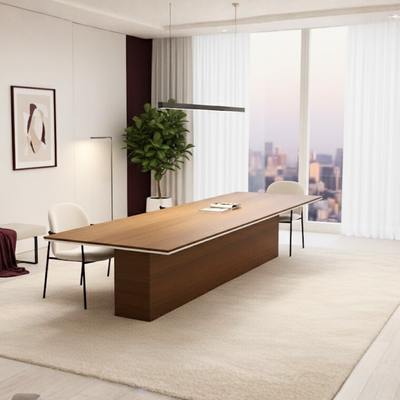 Karnak Modern Office Conference Table | Collaboration Desk | Wooden Meeting Table | Space Saving Committee Table for Office, Restaurants, Hotels, Furniture  Karnak Modern Office Conference Table | Collaboration Desk | Wooden Meeting Table | Space Saving Committee Table for Office, Restaurants, Hotels, Furniture