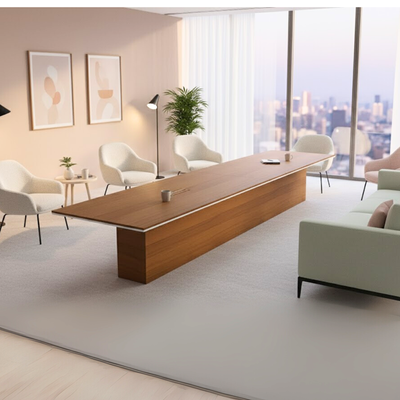 Karnak Modern Office Conference Table | Collaboration Desk | Wooden Meeting Table | Space Saving Committee Table for Office, Restaurants, Hotels, Furniture  Karnak Modern Office Conference Table | Collaboration Desk | Wooden Meeting Table | Space Saving Committee Table for Office, Restaurants, Hotels, Furniture