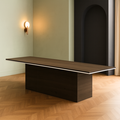 Karnak Luxury Office Conference Table | Wooden Board Table | Collaboration Table | Space Saving Discussion Table for Office, Restaurants, Hotels, Furniture  Karnak Luxury Office Conference Table | Wooden Board Table | Collaboration Table | Space Saving Discussion Table for Office, Restaurants, Hotels, Furniture