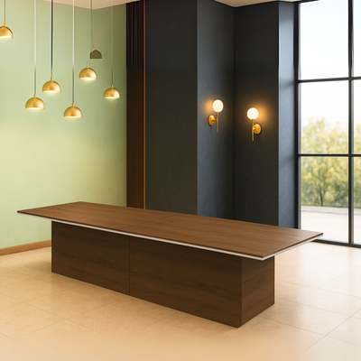 Karnak Luxury Office Conference Table | Wooden Board Table | Collaboration Table | Space Saving Discussion Table for Office, Restaurants, Hotels, Furniture  Karnak Luxury Office Conference Table | Wooden Board Table | Collaboration Table | Space Saving Discussion Table for Office, Restaurants, Hotels, Furniture