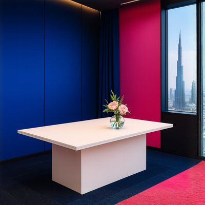 Karnak Luxury Office Conference Table | Wooden Board Table | Committee Table | Space Saving Project Table for Office, Restaurants, Hotels, Furniture  Karnak Luxury Office Conference Table | Wooden Board Table | Committee Table | Space Saving Project Table for Office, Restaurants, Hotels, Furniture
