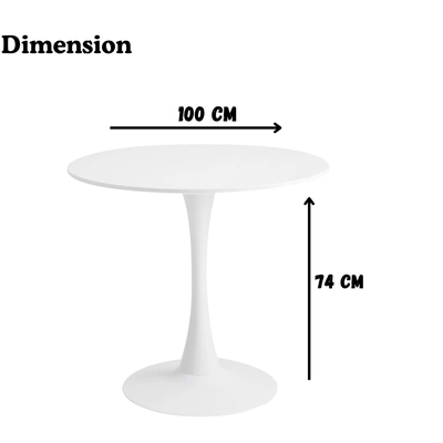 Karnak Luxury Office Conference Table | Wooden Board Table | Committee Table White | Space Saving Project Table for Office, Restaurants, Hotels, Furniture 