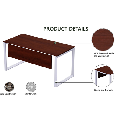 Karnak Luxury U Shape Office Conference Table | Project Table | Wooden Board Table | Board Table for Office, Restaurants, Hotels, Furniture (Apple Cherry)