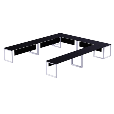 Karnak Luxury U Shape Office Conference Table | Project Table | Wooden Board Table | Board Table for Office, Restaurants, Hotels, Furniture (Black) Karnak Luxury U Shape Office Conference Table | Project Table | Wooden Board Table | Board Table for Office, Restaurants, Hotels, Furniture (Black)