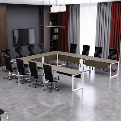 Karnak Luxury U Shape Office Conference Table | Project Table | Wooden Board Table | Board Table for Office, Restaurants, Hotels, Furniture (Dark Brown) Karnak Luxury U Shape Office Conference Table | Project Table | Wooden Board Table | Board Table for Office, Restaurants, Hotels, Furniture (Dark Brown)