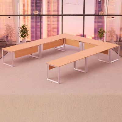 Karnak Luxury U Shape Office Conference Table | Project Table | Wooden Board Table | Board Table for Office, Restaurants, Hotels, Furniture (Oak ) Karnak Luxury U Shape Office Conference Table | Project Table | Wooden Board Table | Board Table for Office, Restaurants, Hotels, Furniture (Oak )