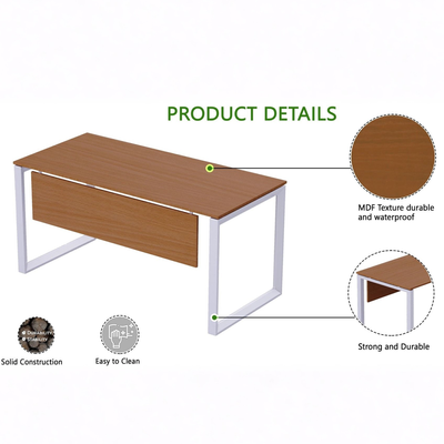 Karnak Luxury U Shape Office Conference Table | Project Table | Wooden Board Table |Council table for Office, Restaurants, Hotels, Furniture (Light Walnut )