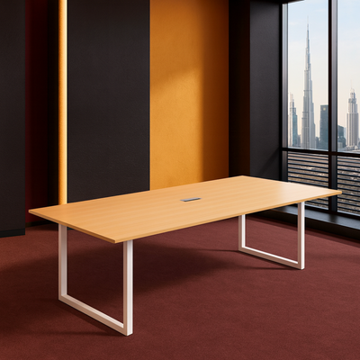 Karnak Executive Collaboration Table | Office Conference Table | Discussion Table | Wooden Board Table | Meeting Table for Office, Restaurants, Hotels, Furniture (Biege) Karnak Executive Collaboration Table | Office Conference Table | Discussion Table | Wooden Board Table | Meeting Table for Office, Restaurants, Hotels, Furniture (Biege)