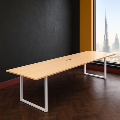 Karnak Executive Collaboration Table | Office Conference Table | Discussion Table | Wooden Board Table | Meeting Table for Office, Restaurants, Hotels, Furniture (Biege) Karnak Executive Collaboration Table | Office Conference Table | Discussion Table | Wooden Board Table | Meeting Table for Office, Restaurants, Hotels, Furniture (Biege)
