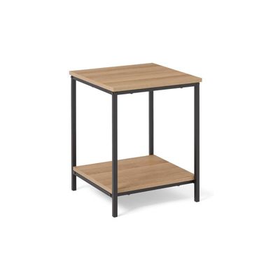 End table with bottom shelf