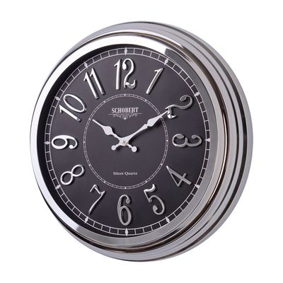 Metal Wall Clock 5138QN Non-Ticking Silent Wall Clock /  Italian Design  Round / 39cm  Luxury Home Decorative for Living Room, Kitchen, Bedroom / 3D Numbers, Battery Operated  Metal Wall Clock 5138QN Non-Ticking Silent Wall Clock /  Italian Design  Round / 39cm  Luxury Home Decorative for Living Room, Kitchen, Bedroom / 3D Numbers, Battery Operated